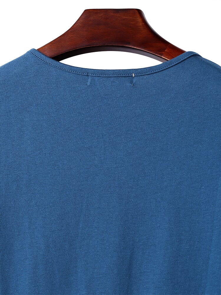 Coofandy V neck Linen T shirt T-Shirt coofandystore 