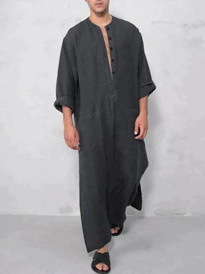 Stylish Cotton Linen Slit Shirt | Coofandy - Perfect for Daily Wear