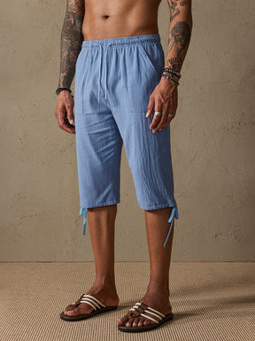 Cotton Linen Casual Drawstring Shorts Pants coofandystore 
