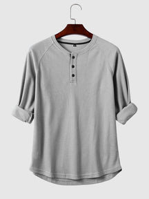 Coofandy Long Sleeves Shirt With Buttons Shirts coofandystore Light Grey S 