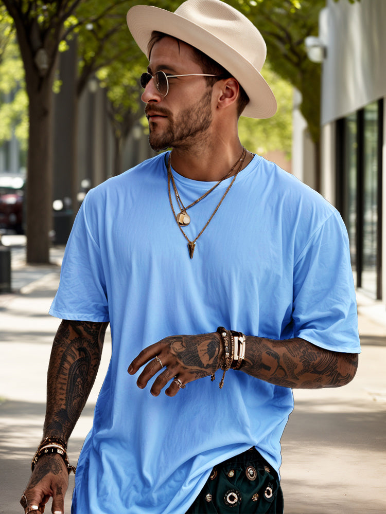 Casual Relaxed Fit Basic T-Shirt