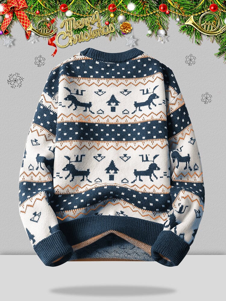 Christmas Fashion Casual Knit Sweater Sweaters coofandystore 