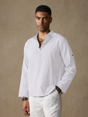 Cotton Style Long Sleeve Botton Shirt
