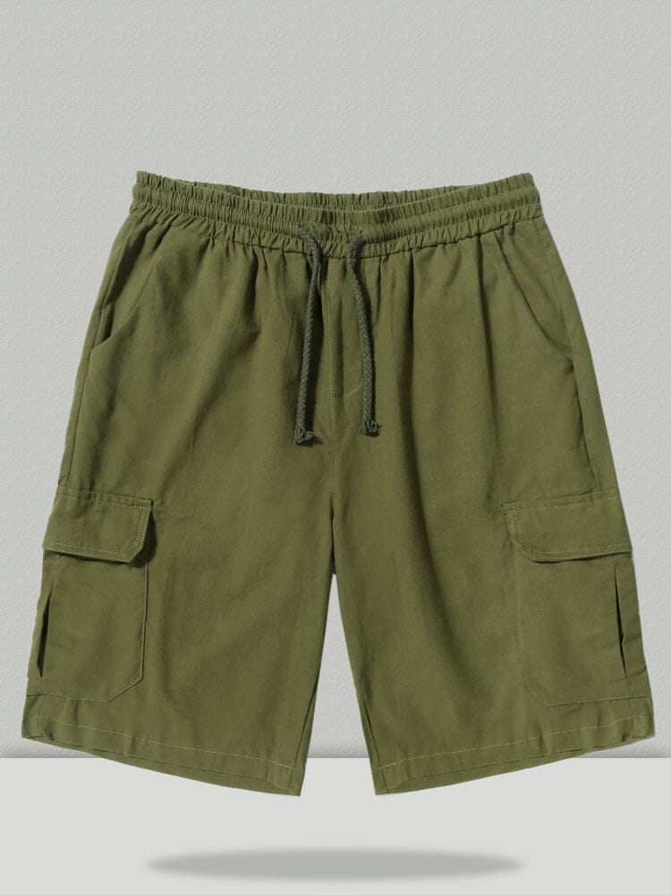 Coofandy Linen Style Pants With Packages coofandystore Army Green M 