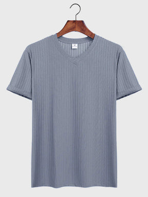 Coofandy V-neck T-shirt coofandy Light Grey M 