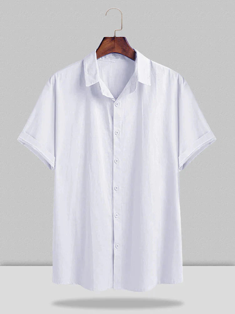 COOFANDY CASUAL COTTON SHIRT coofandy White S 
