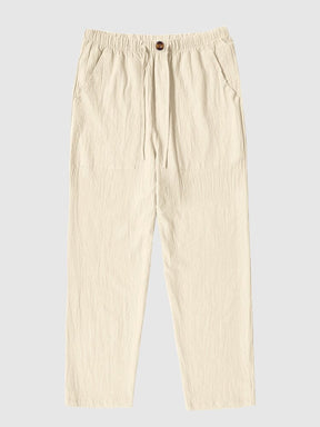 Coofandy Linen Style Yoga Pants With Pockets coofandystore Khaki S 