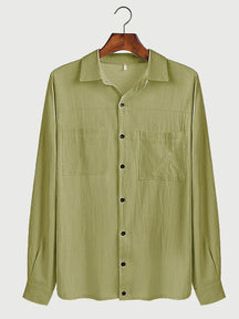 Coofandy Cotton Style Shirt With Pocket coofandy Khaki S 
