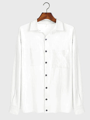 Coofandy Cotton Style Shirt With Pocket coofandy White S 