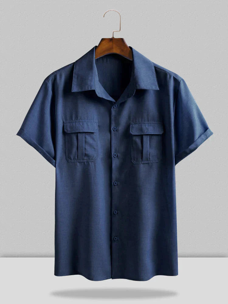 Coofandy Button Down Shirts coofandy Navy Blue M 