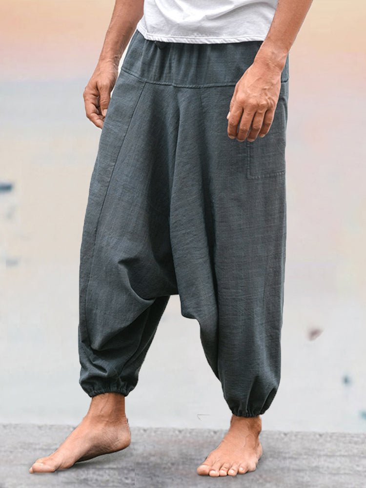 Coofandy Casual Linen Loose-fit Trousers