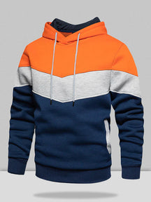 Multicolor camo hoodie jumper Hoodies coofandystore Orange-Blue S 