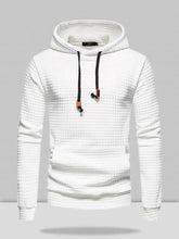 Coofandy pullover jacquard hoodie Hoodies coofandystore White S 