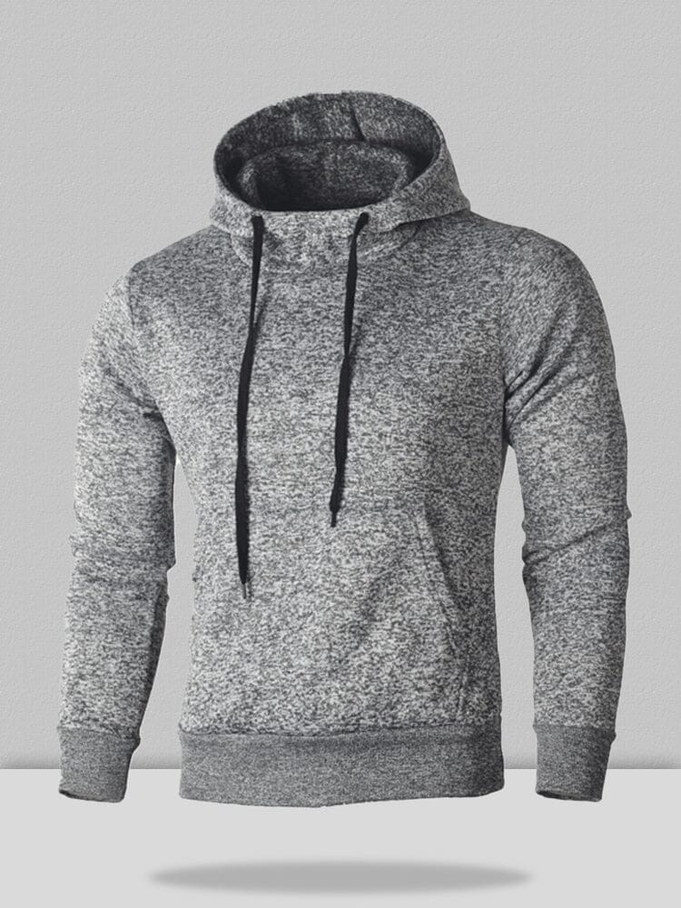 Coofandy trend pullover slim hoodie coofandystore Light Grey M 