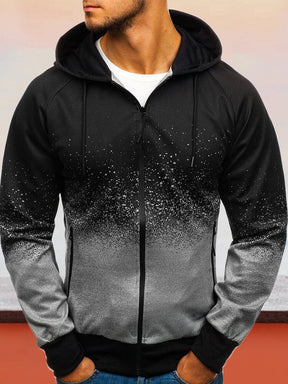 3D digital print hoodie with design coat Hoodies coofandystore Grey M 