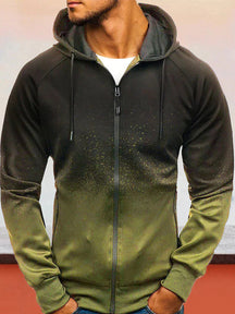 3D digital print hoodie with design coat Hoodies coofandystore Green M 