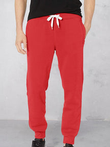 Fit Fleece Thermal Sweatpants Pants coofandystore Red S 