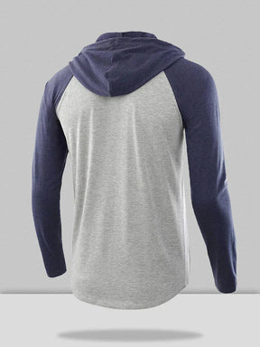 Casual Two-Tone Hooded Sweatshirt Fashion Hoodies & Sweatshirts coofandystore 