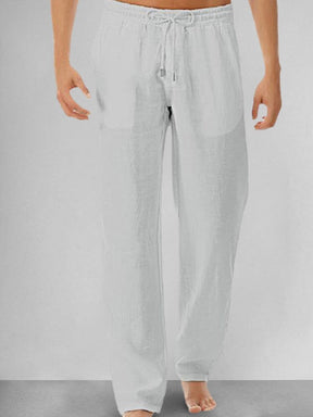 Casual Cotton Linen Pants Pants coofandystore Grey S 