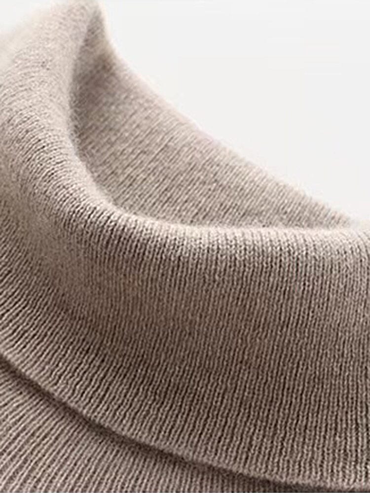 wool turtleneck bottoming sweater Sweaters coofandystore 