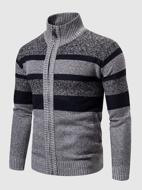 Trendy Cardigan Long Sleeve Knit Sweater Sweaters coofandystore Light Grey M 