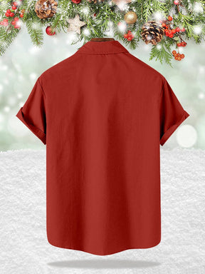 Christmas Graphic Stripe Shirt Shirts & Polos coofandystore 