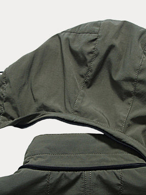 Coofandy Classic Casual Outdoor Hooded  Work Jacket
