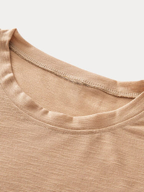 Bamboo Cotton Casual T-Shirt T-Shirt coofandystore 