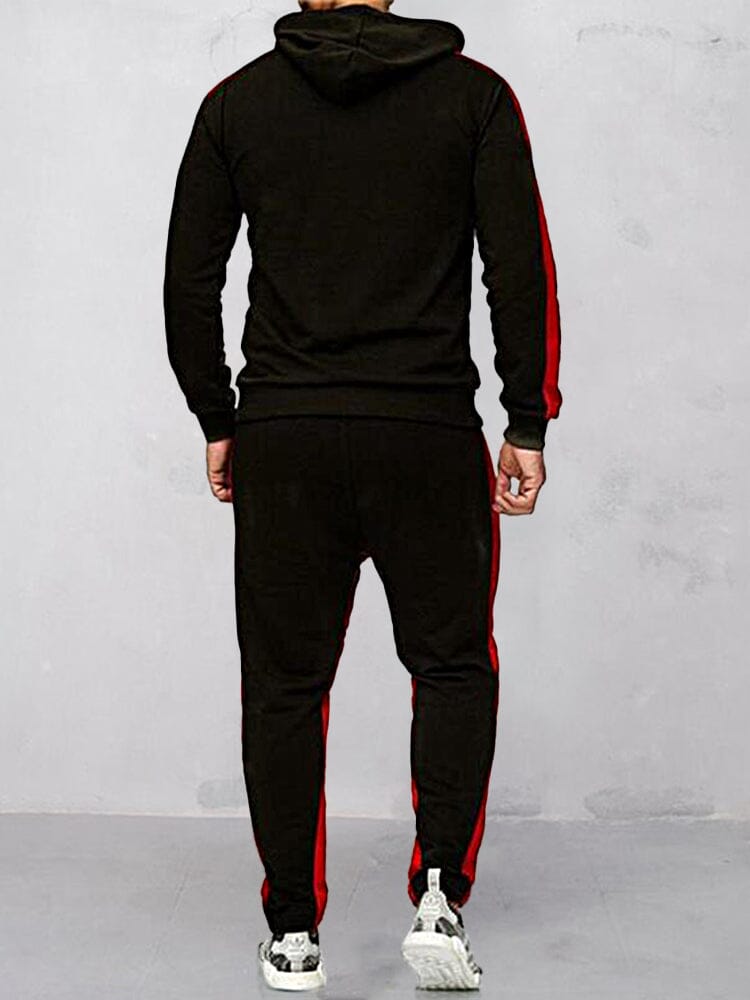Round Neck Pullover Hoodie Sport Sets Sports Set coofandystore 