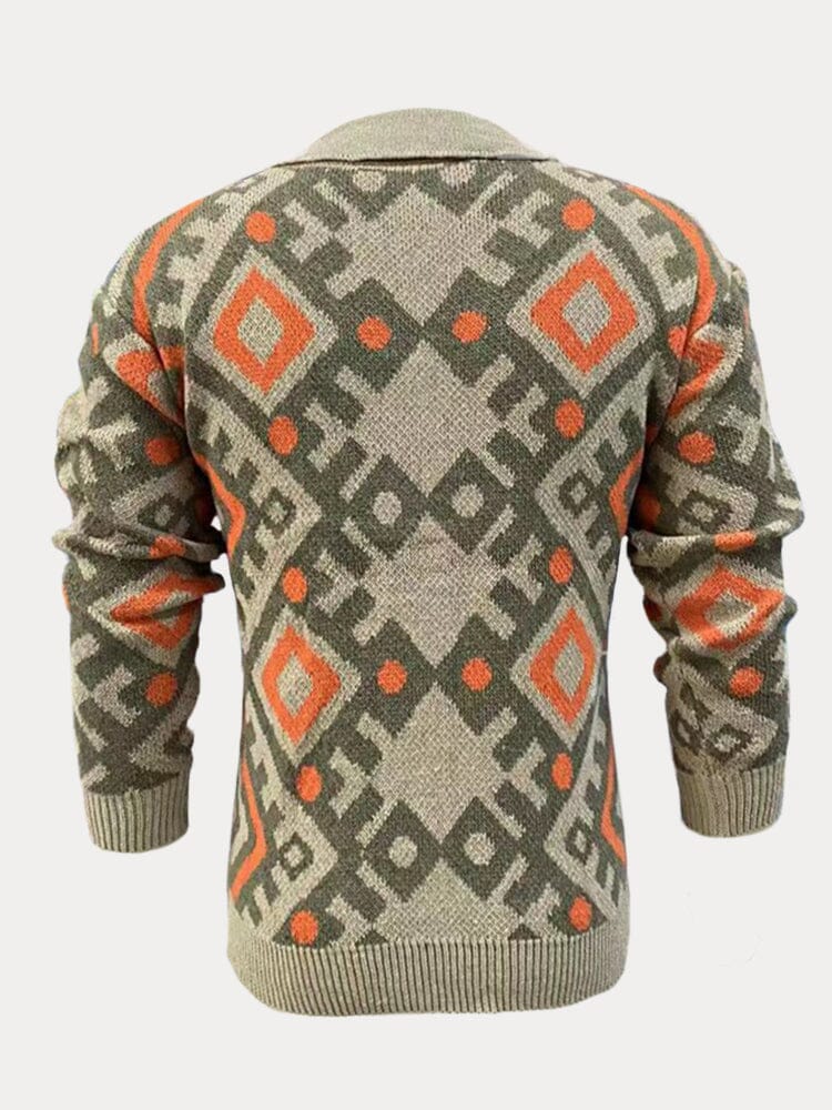 Slim Jacquard Cardigan Sweater Coat Coat coofandystore 