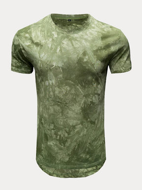 Tie dye Cotton T shirt T-Shirt coofandystore Green S 