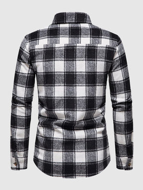 Thickened Flannelette Plaid Shirt Shirts & Polos coofandystore 