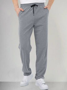 Classic Solid Casual Pants Pants coofandystore Light Grey M 