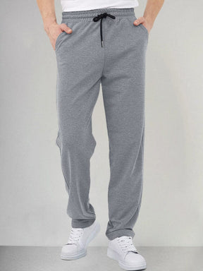 Classic Solid Casual Pants Pants coofandystore Light Grey M 