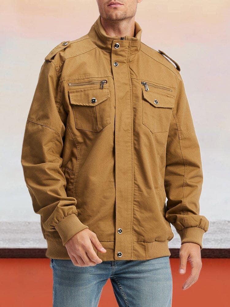 Multi-pocket Workwear Jacket Coat coofandystore 