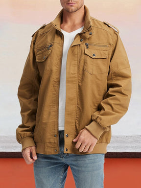 Multi-pocket Workwear Jacket Coat coofandystore 