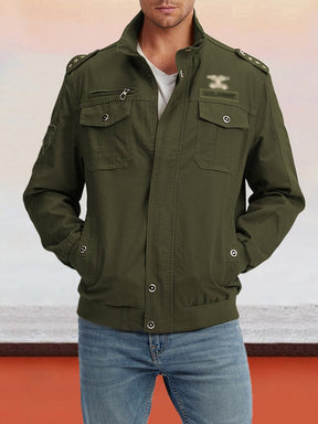 Cotton Style Military Jacket Coat coofandystore 
