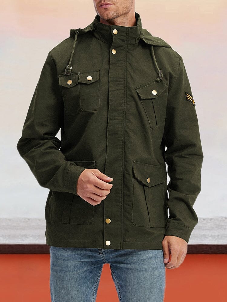 Casual Military Workwear Jacket Coat coofandystore 