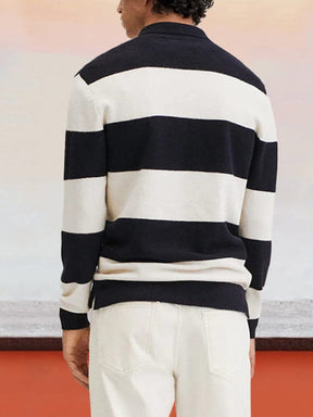 Casual Stripe Pullover Sweater Sweaters coofandystore 