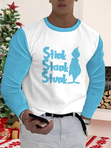 Christmas Style Words Graphic Shirt Shirts & Polos coofandystore Blue S 