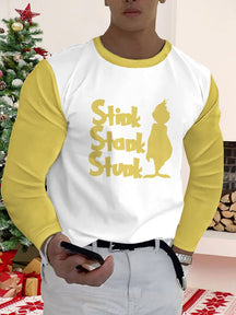 Christmas Style Words Graphic Shirt Shirts & Polos coofandystore Yellow S 
