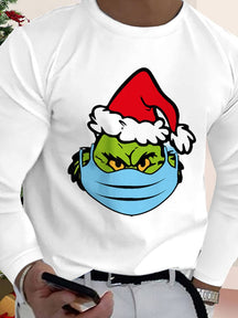 Christmas Monster Graphic Shirt Shirts & Polos coofandystore White S 