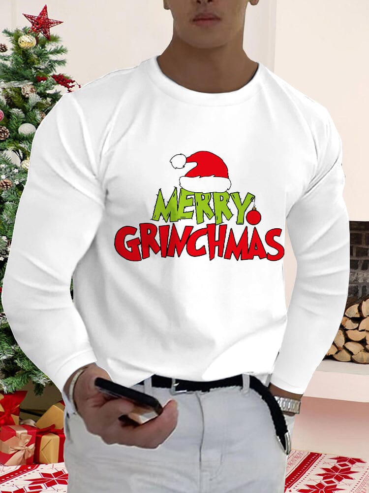 Merry Christmas Words Shirt Shirts & Polos coofandystore White S 