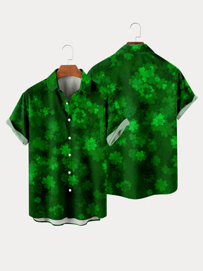 St. Patrick's Day Clover Graphic Shirt