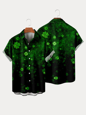 St. Patrick's Day Clover Graphic Shirt