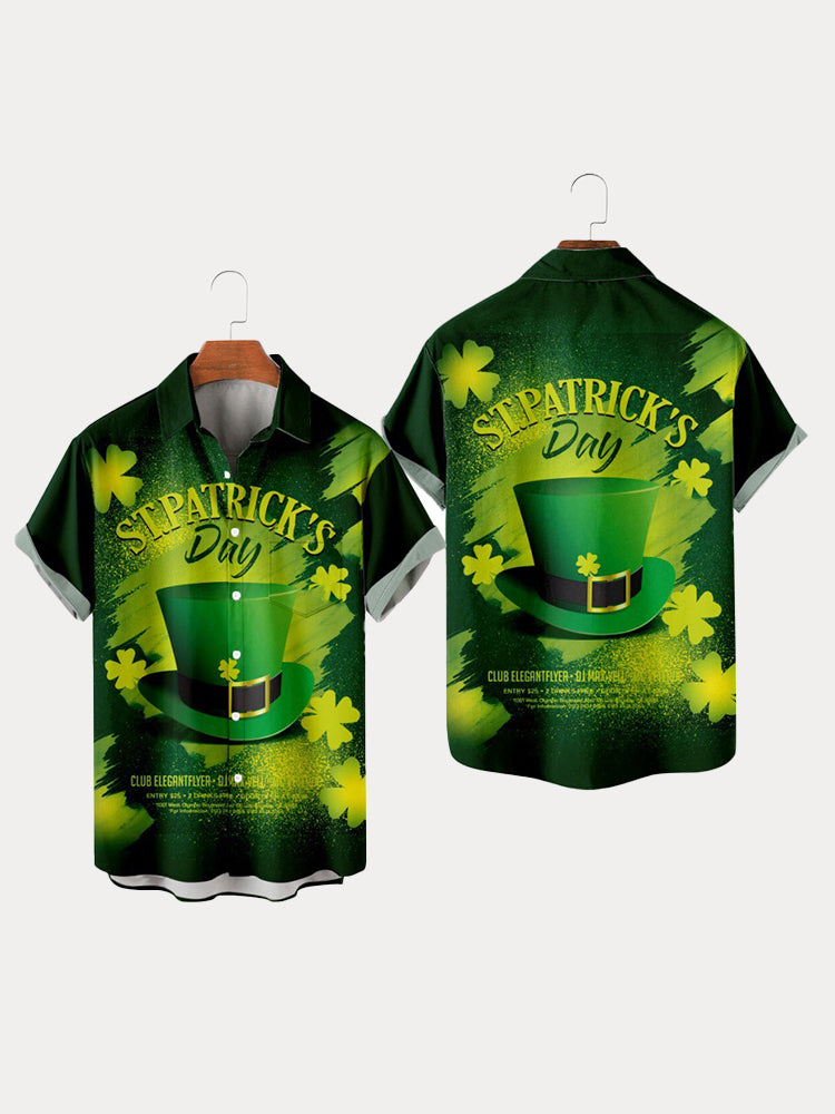 St. Patrick's Day Button Shirt