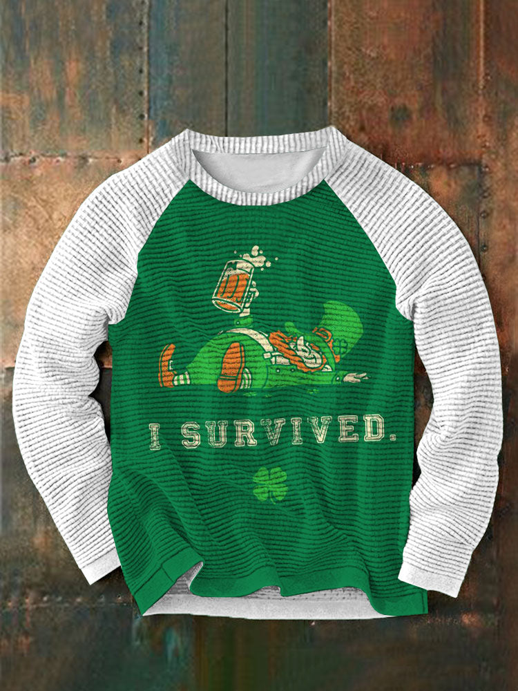 St. Patrick's Day Round Neck Casual Sweatshirt 5