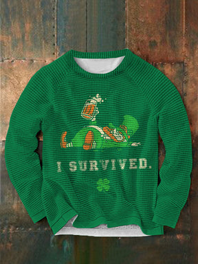 St. Patrick's Day Round Neck Casual Sweatshirt 5