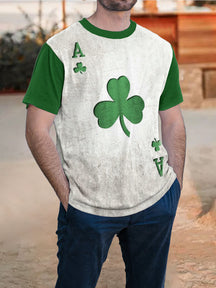 St. Patrick's Day Stylish Trefoil Graphic T-shirt