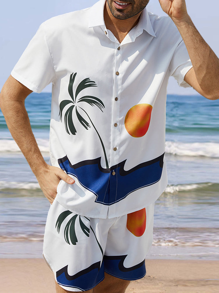 Hawaiian Beach Shirt Set